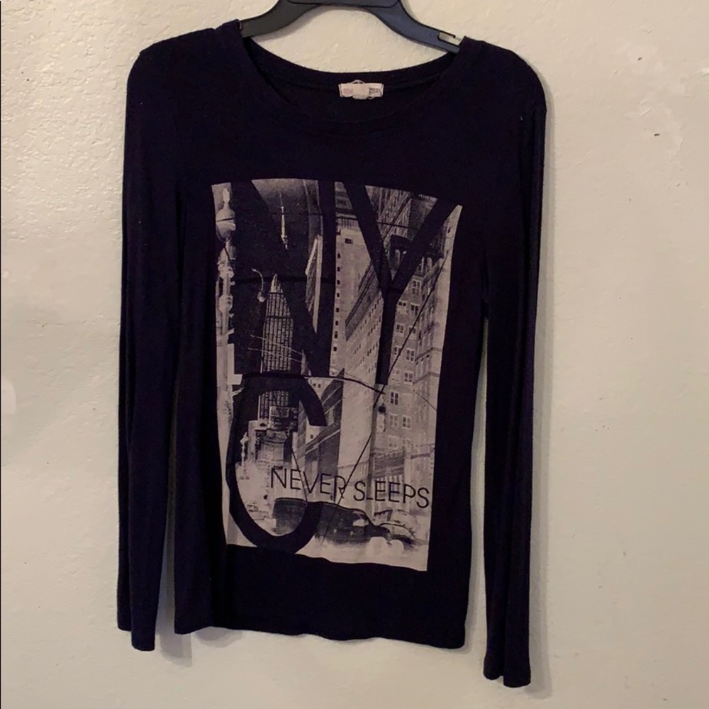 NYC never sleeps Long Sleeve Top